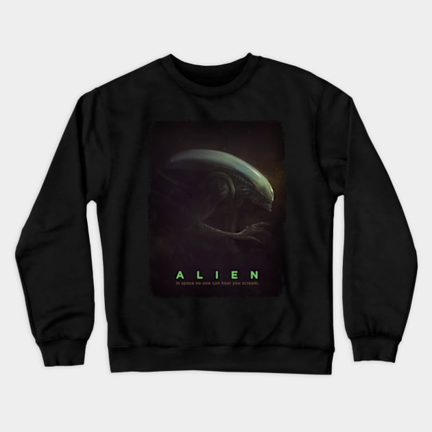 Alien Xenomorph Crewneck Sweatshirt by Scud"